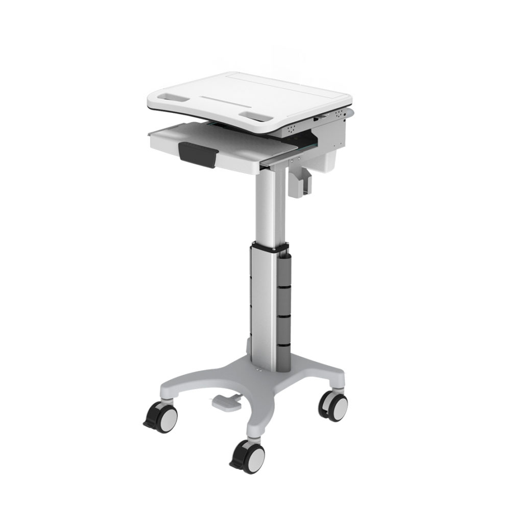 KL602 101 WÓZEK POD LAPTOPA - regulacja nożna - Klaromed
